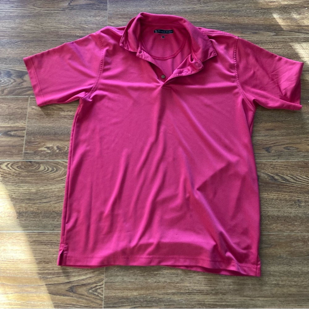 Pebble beach performance polo shirt L